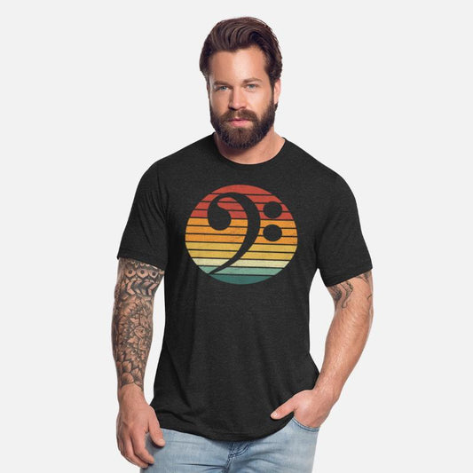 Bass Clef - Vintage Sunset Bassist