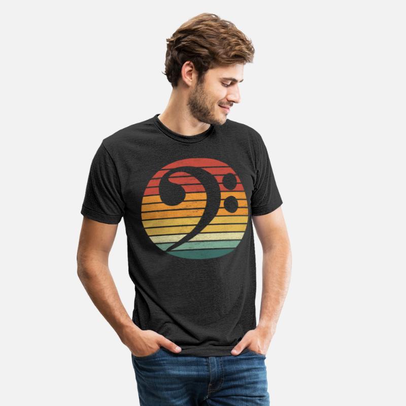 Bass Clef - Vintage Sunset Bassist