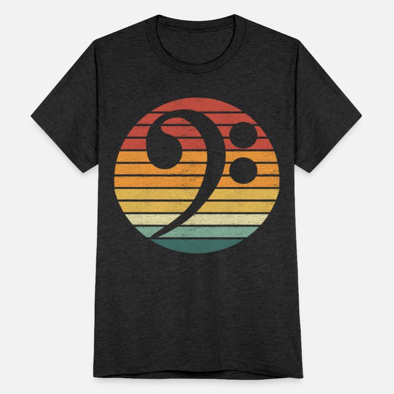 Bass Clef - Vintage Sunset Bassist