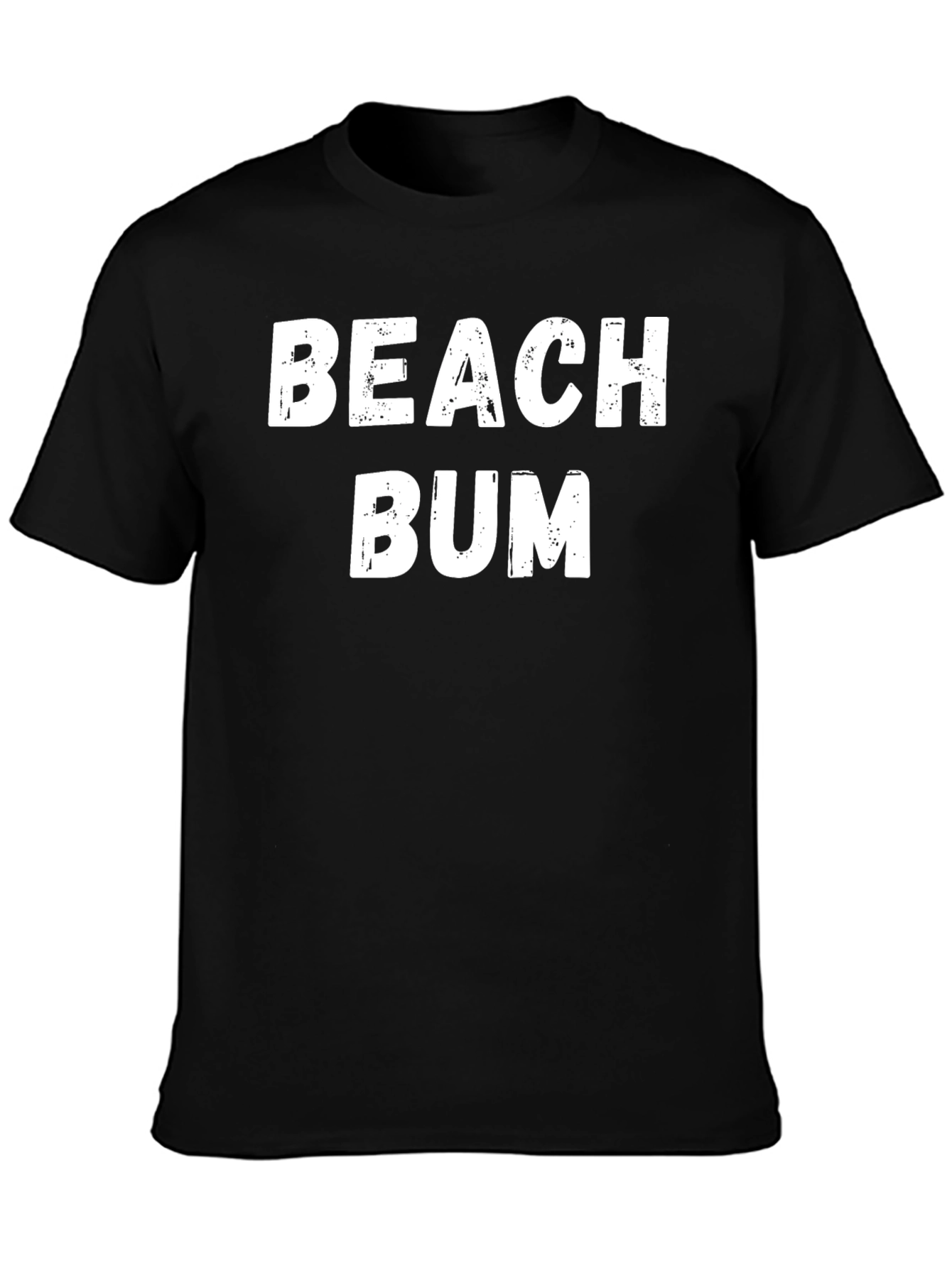 Beach Bum Black T-Shirt