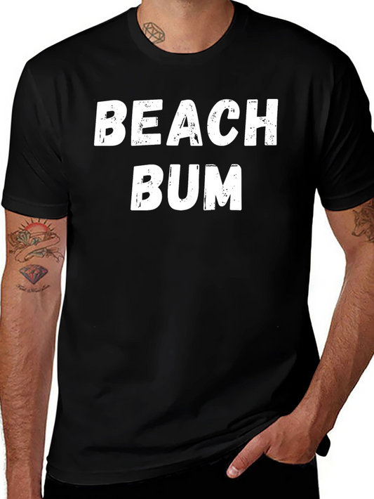 Beach Bum Black T-Shirt