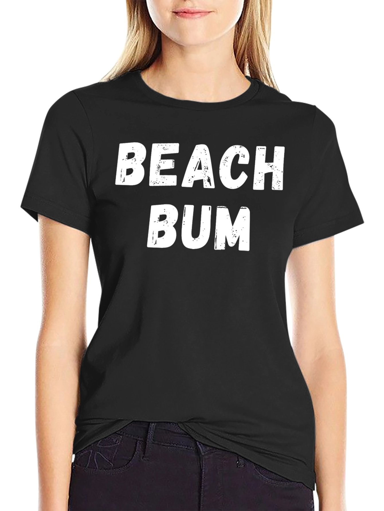 Beach Bum Black T-Shirt