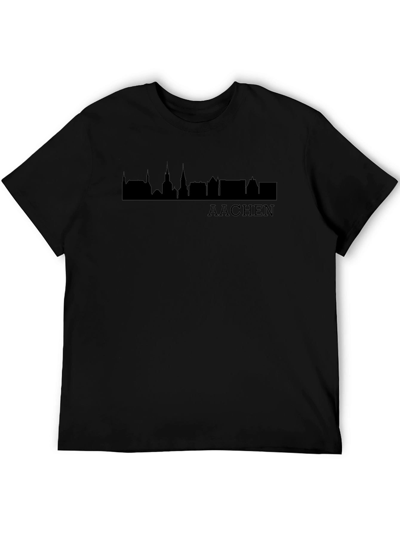 Aachen Skyline T-Shirt - Cityscape Silhouette Tee