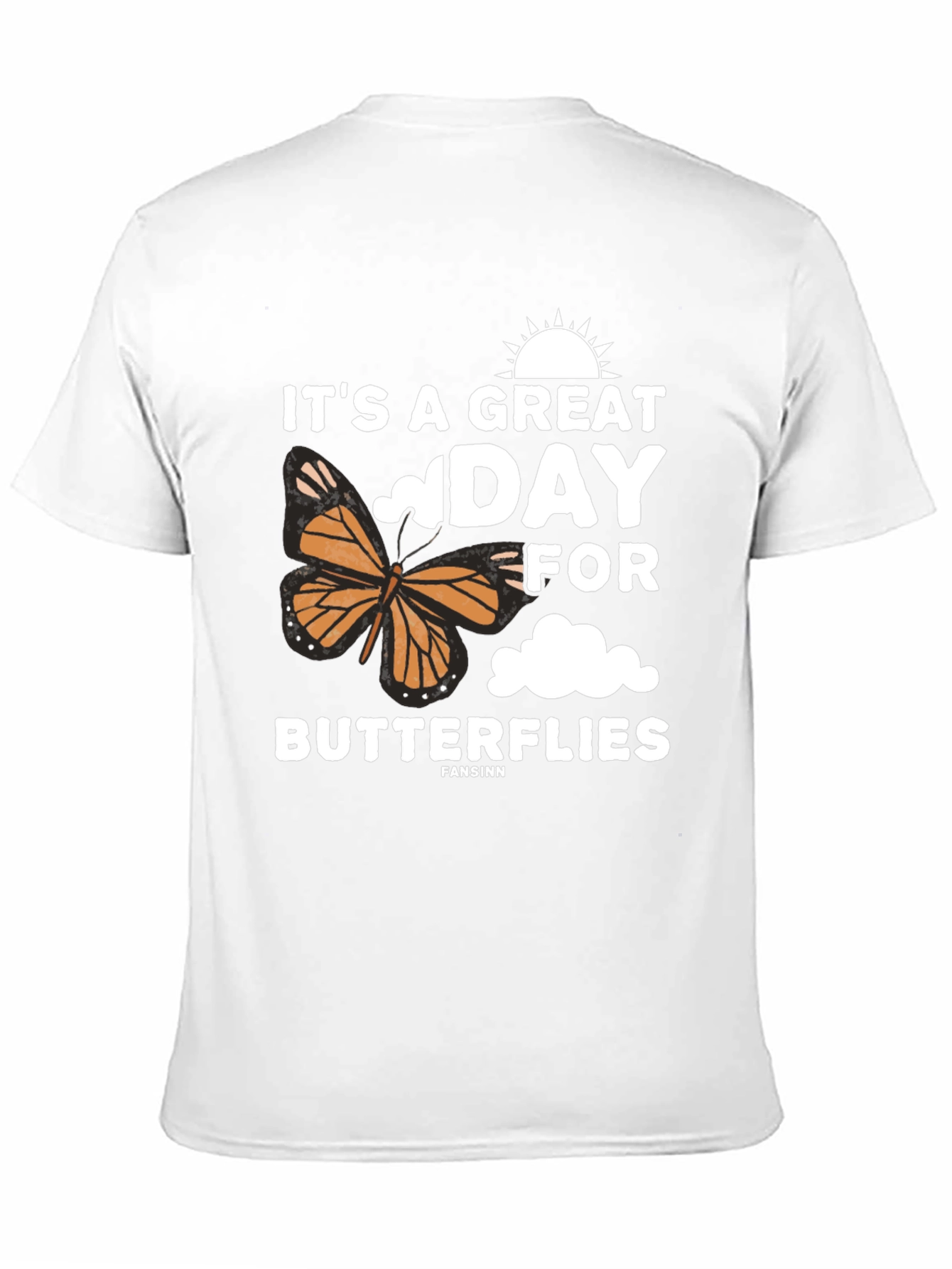 Its a Great Day for Butterflies Black T-Shirt