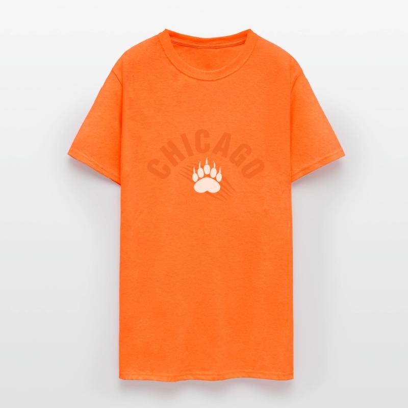 Bear Claw Orange Chicago Classic Retro Chicago Coo
