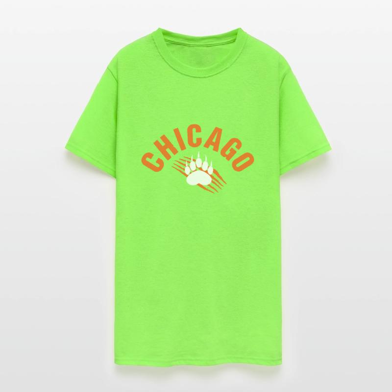 Bear Claw Orange Chicago Classic Retro Chicago Coo