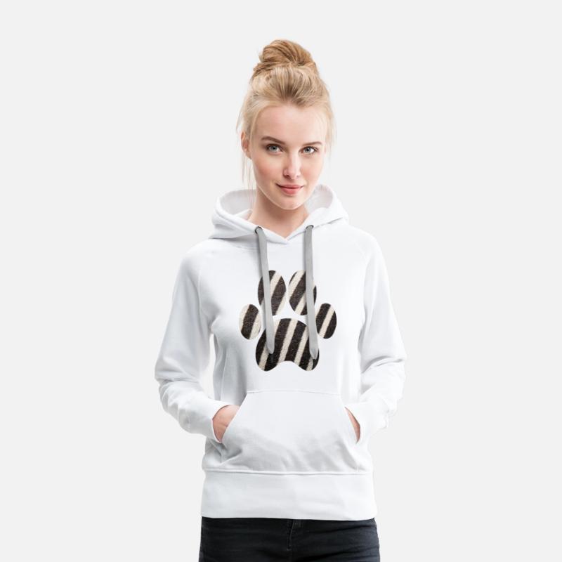 Beautiful Zebra Fur Paw