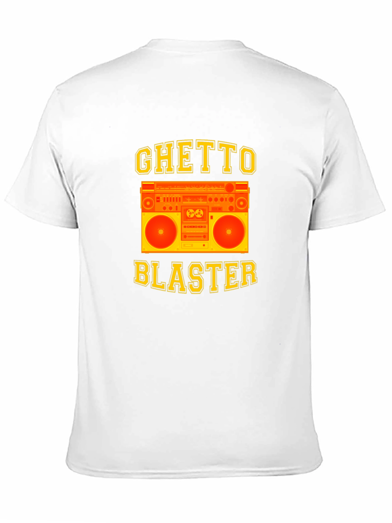 Ghetto Blaster Graphic Tee - Retro Boombox Design