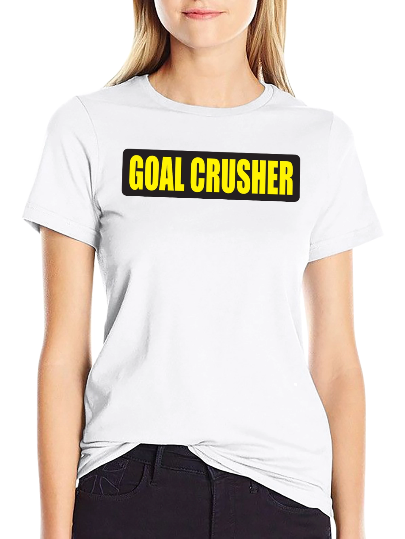Goal Crusher T-Shirt - Black Motivational Tee