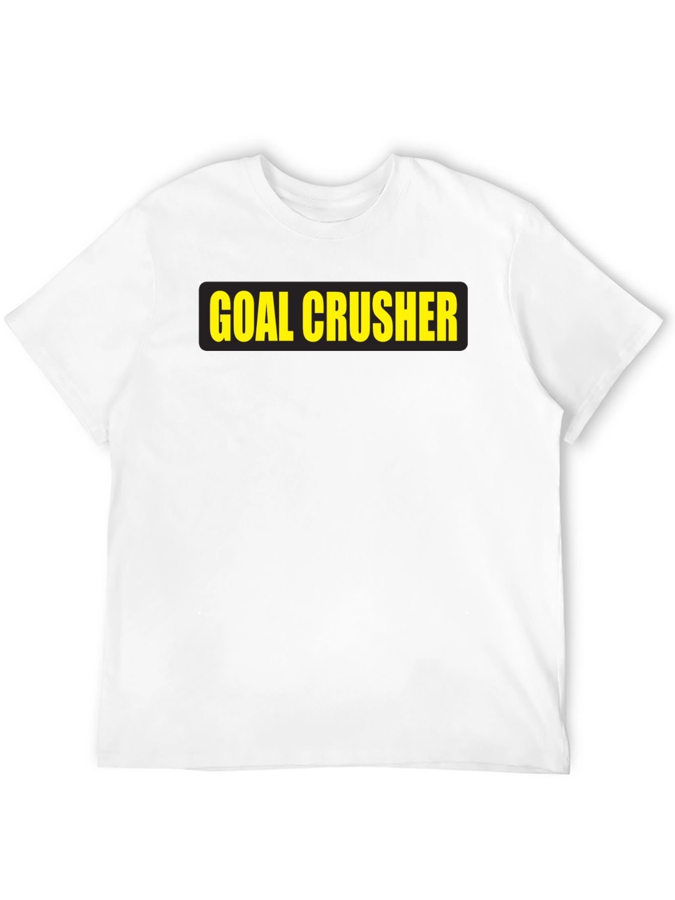 Goal Crusher T-Shirt - Black Motivational Tee