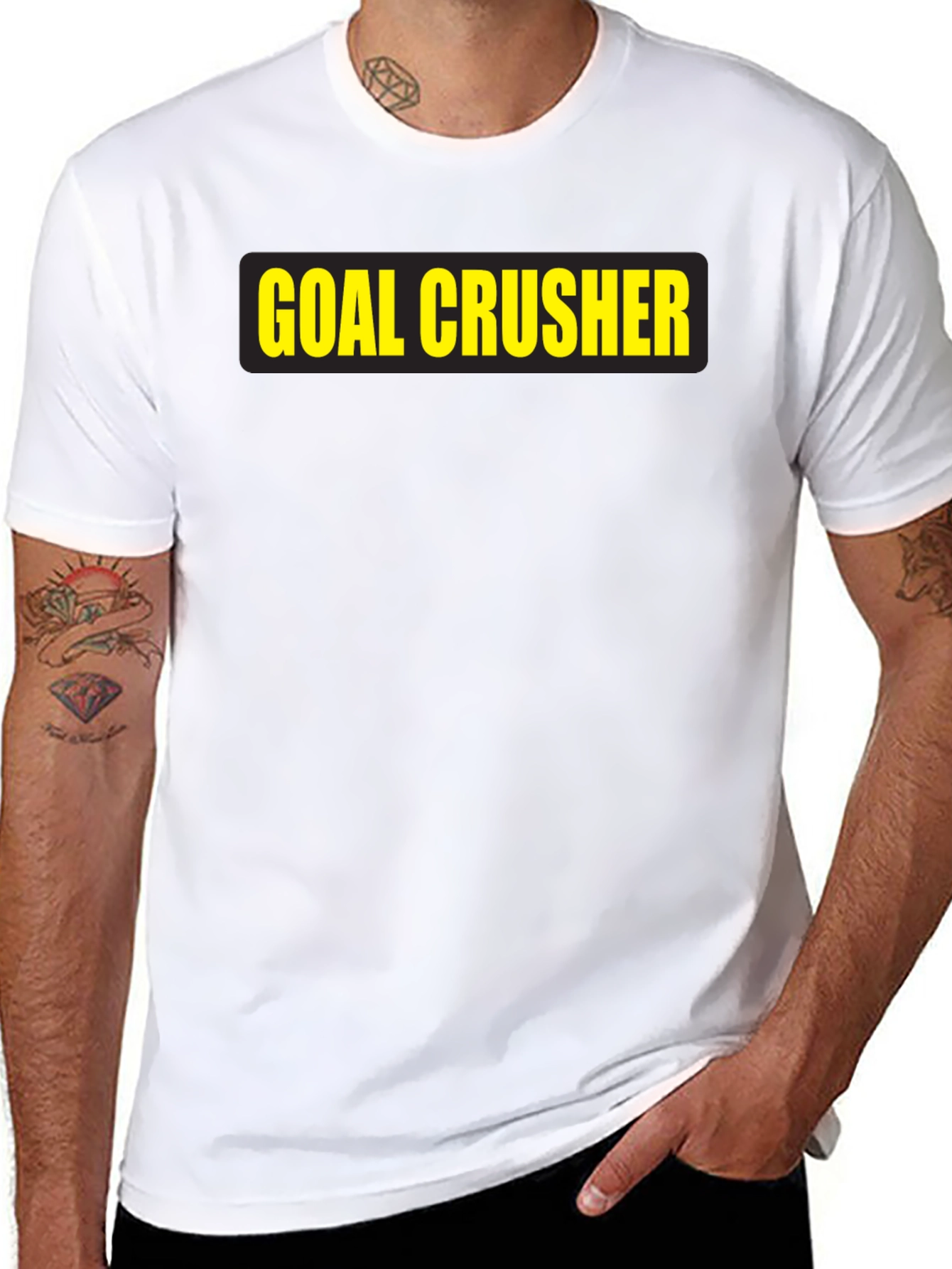 Goal Crusher T-Shirt - Black Motivational Tee