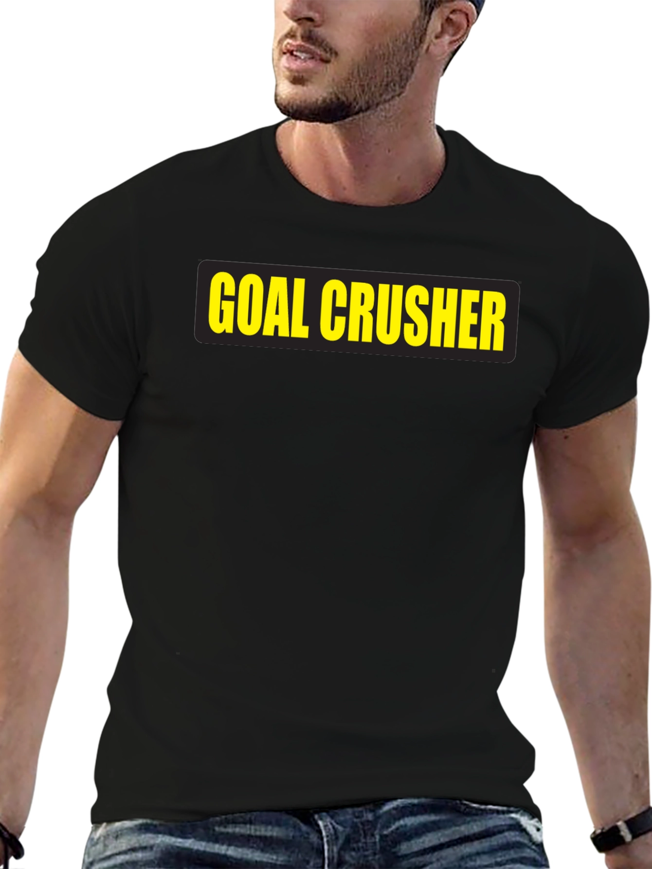 Goal Crusher T-Shirt - Black Motivational Tee