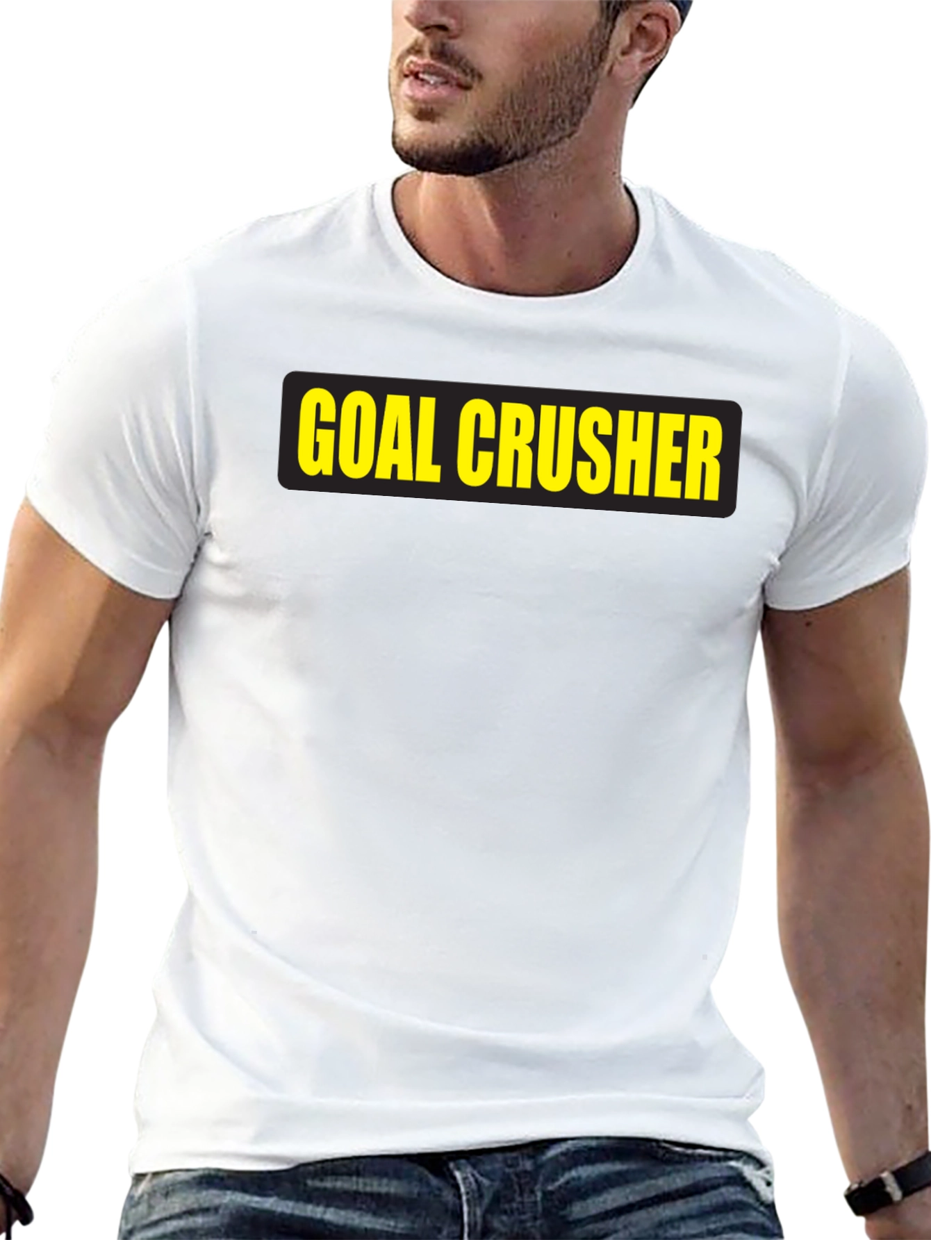 Goal Crusher T-Shirt - Black Motivational Tee