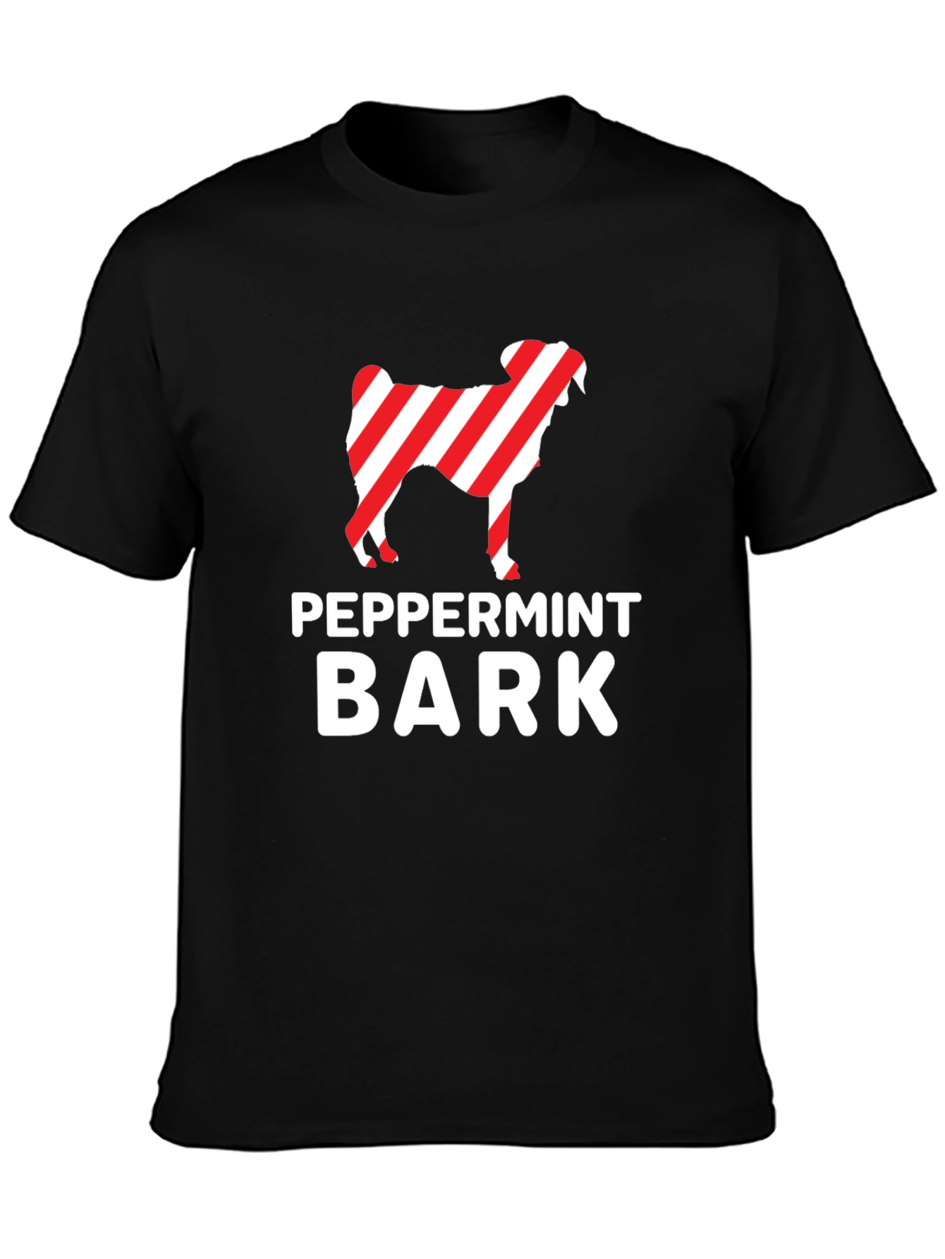 Peppermint Bark Dog Graphic T-Shirt