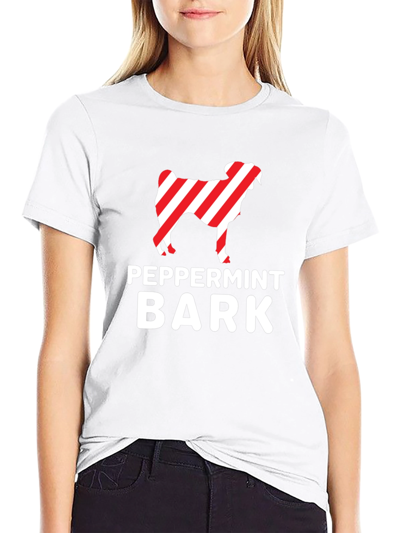 Peppermint Bark Dog Graphic T-Shirt