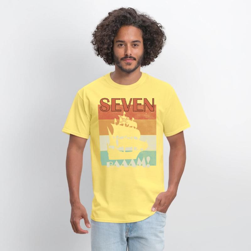 Birthday shirt 7 years boy pirate pirates