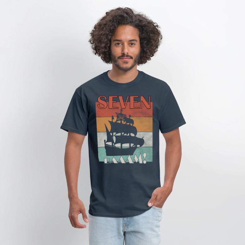 Birthday shirt 7 years boy pirate pirates