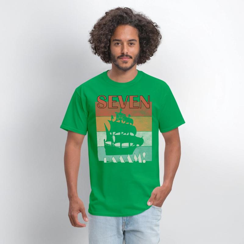 Birthday shirt 7 years boy pirate pirates