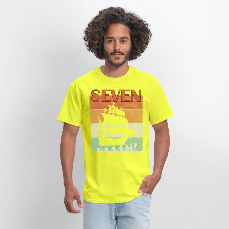 Birthday shirt 7 years boy pirate pirates