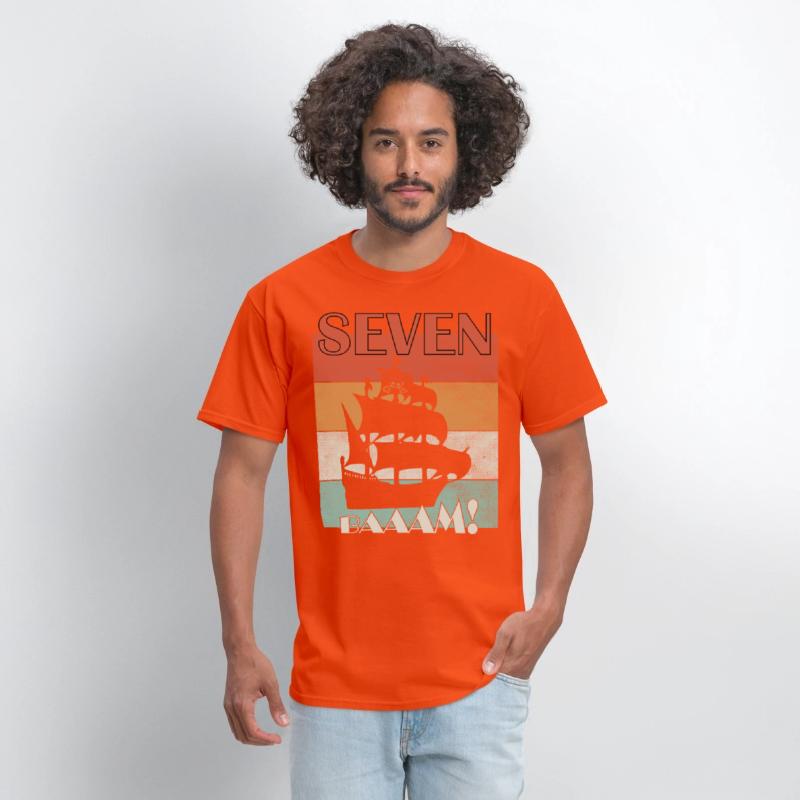 Birthday shirt 7 years boy pirate pirates