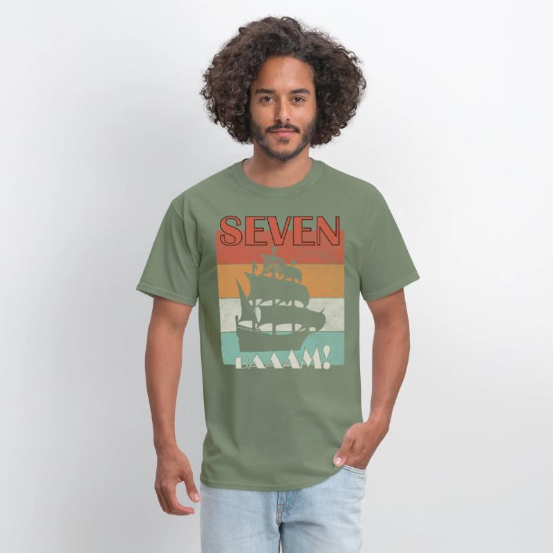 Birthday shirt 7 years boy pirate pirates