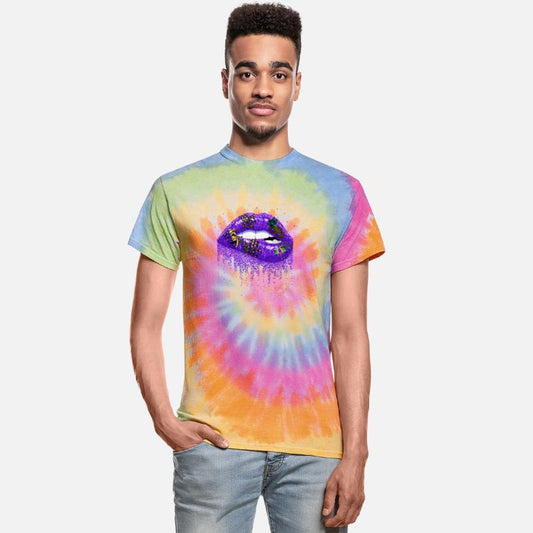 Bite Lips Festival Parade Beads Mardi Gras