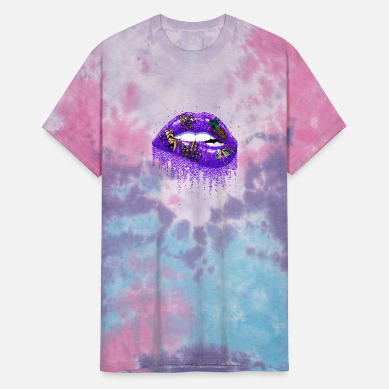 Bite Lips Festival Parade Beads Mardi Gras