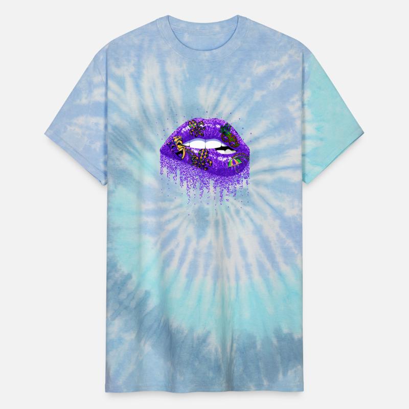 Bite Lips Festival Parade Beads Mardi Gras