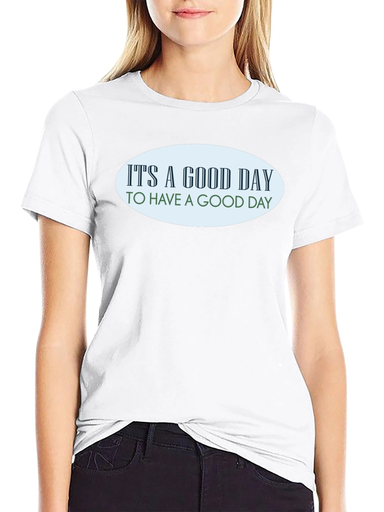 Good Day T-Shirt - Black Graphic Tee