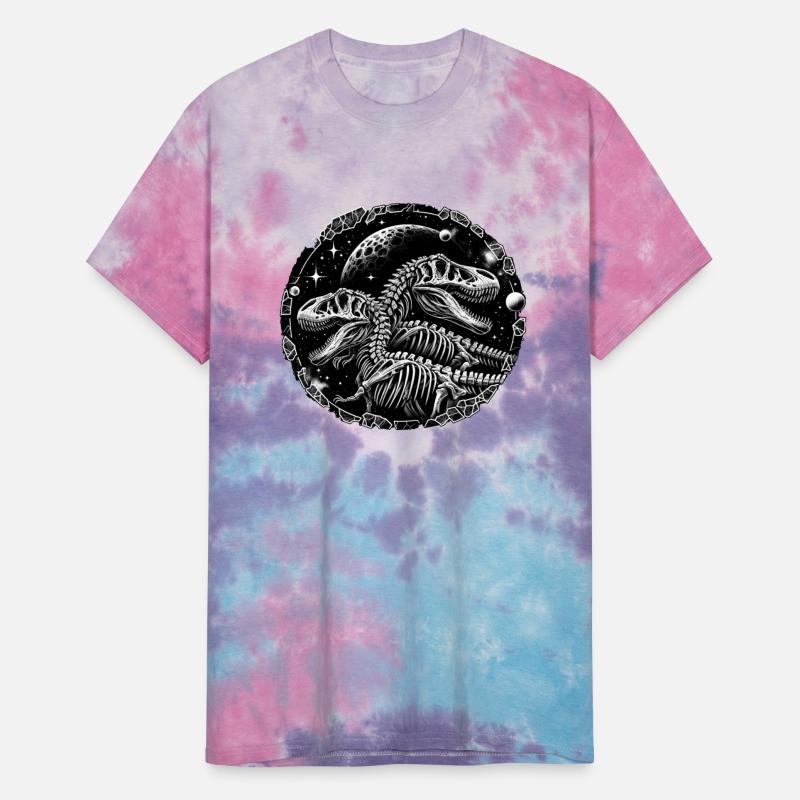 Black and white dinosaur skeletons for dino fans