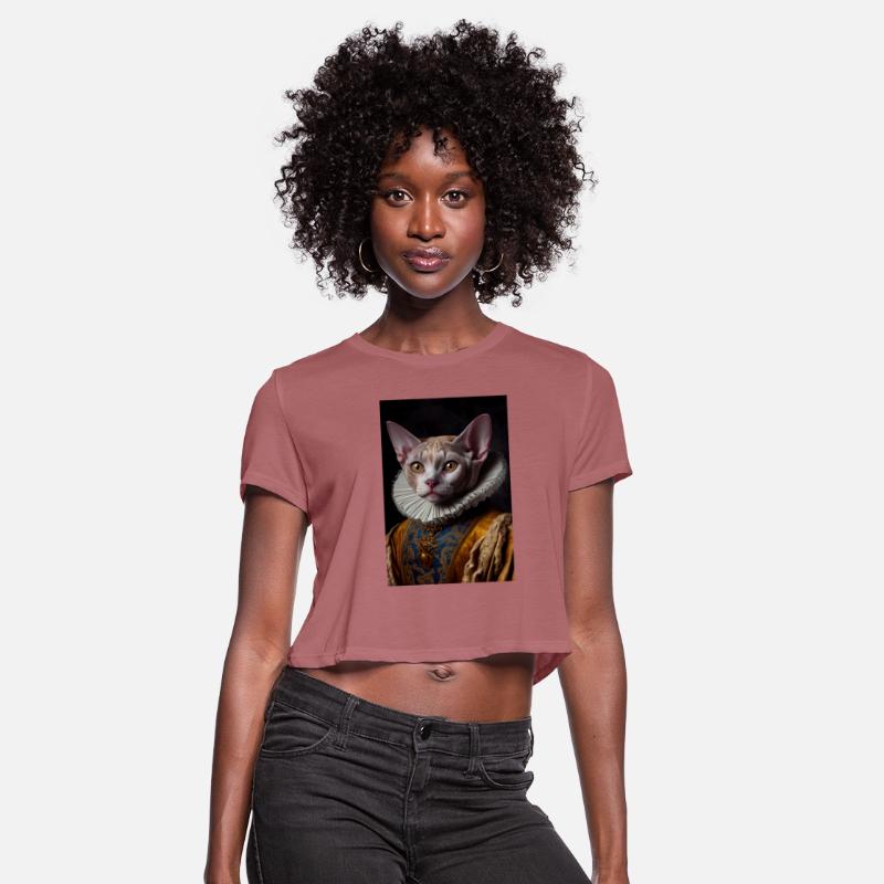 Black Queen Devon Rex Cat Breed Portrait Royal Ren