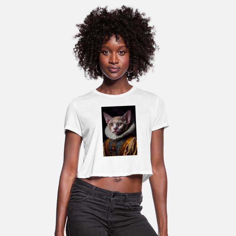 Black Queen Devon Rex Cat Breed Portrait Royal Ren