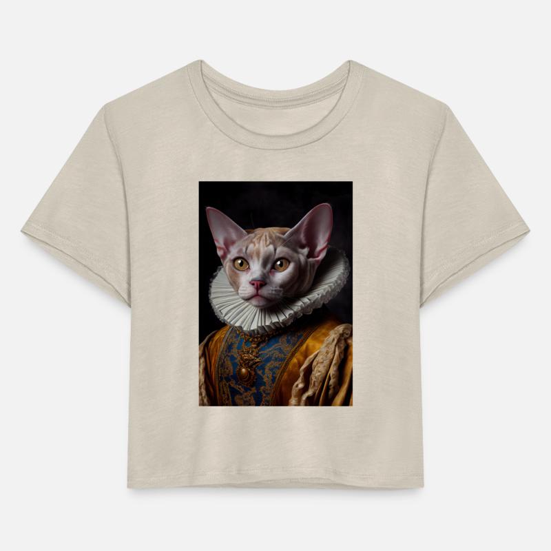 Black Queen Devon Rex Cat Breed Portrait Royal Ren