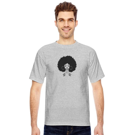 Black Women Praying God Believe Curly Hairstyle