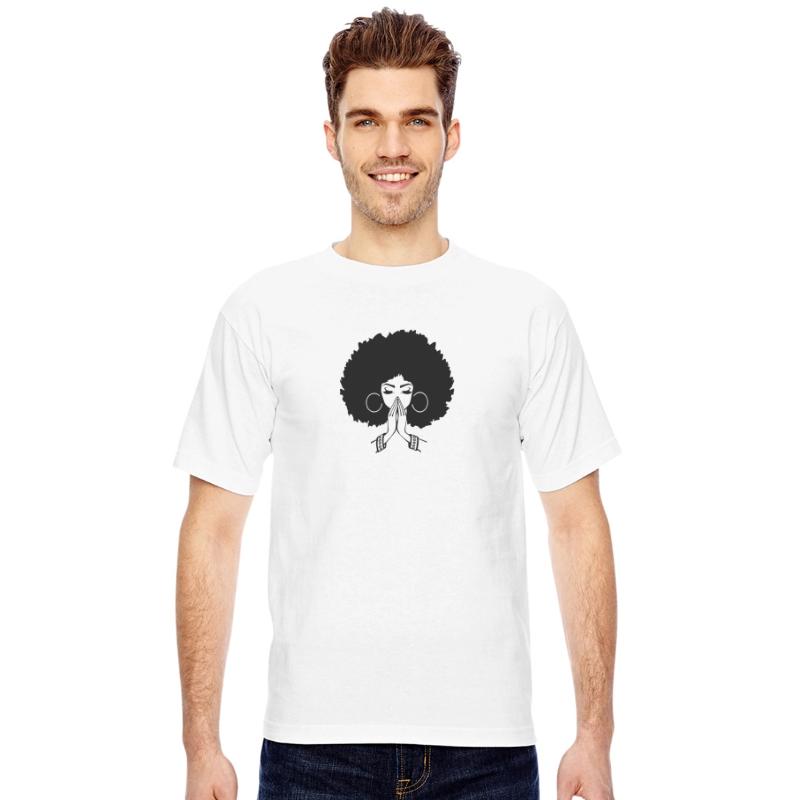 Black Women Praying God Believe Curly Hairstyle