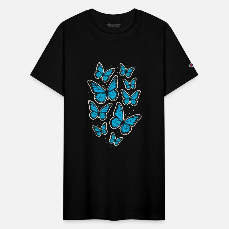 Blue Butterflies Aesthetic