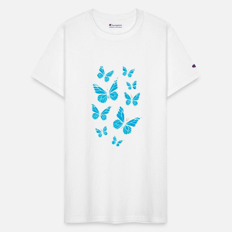 Blue Butterflies Aesthetic