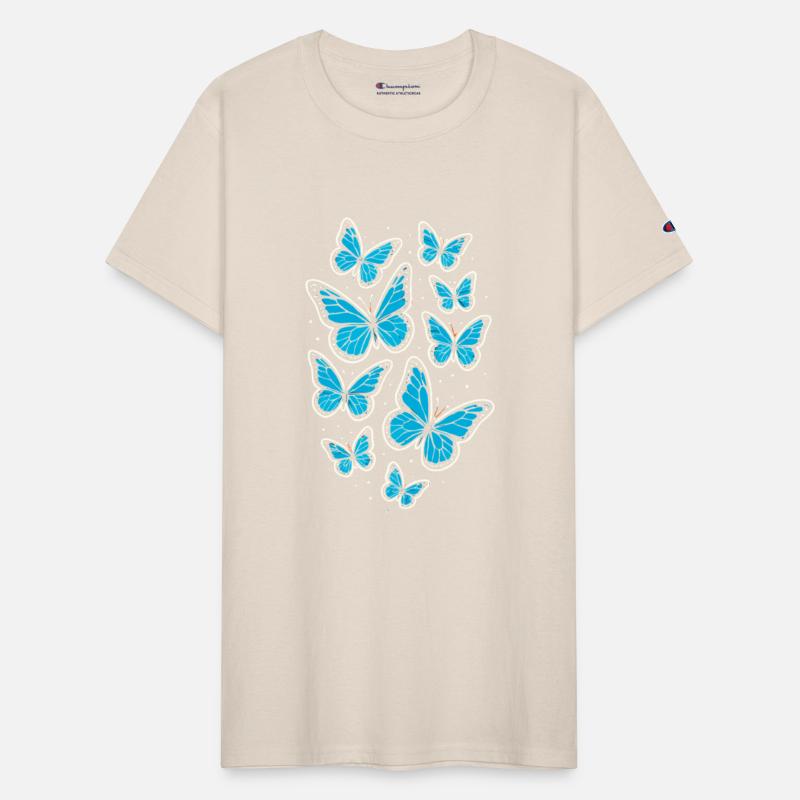 Blue Butterflies Aesthetic