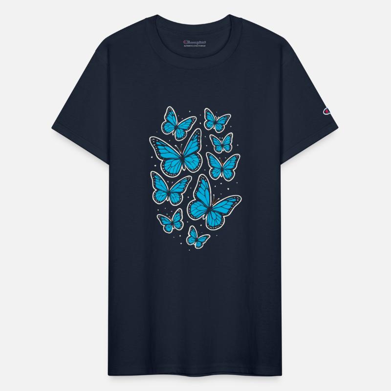 Blue Butterflies Aesthetic