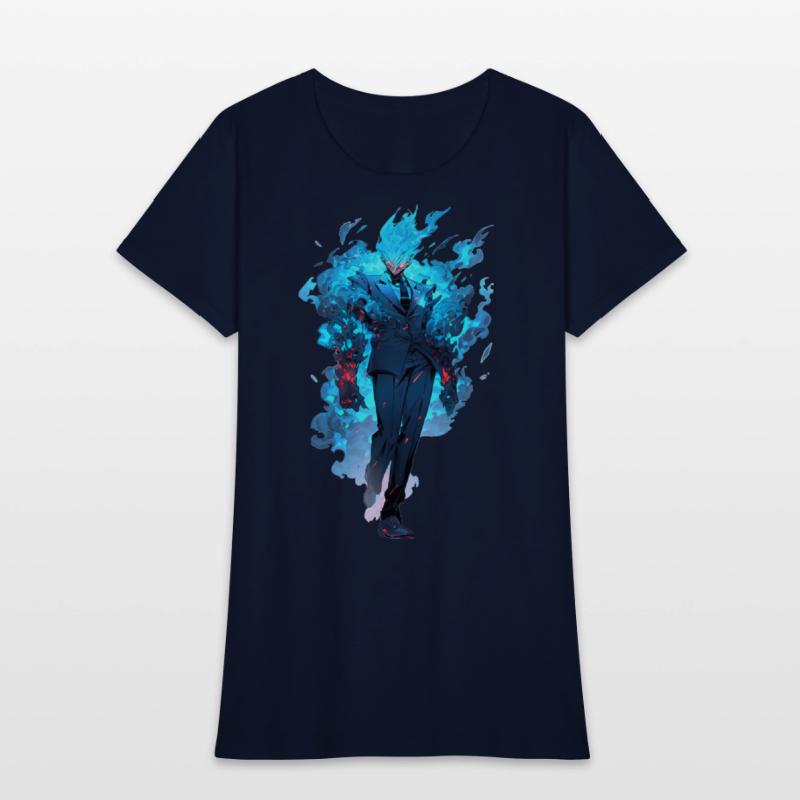 Blue Fire Demon Fantasy Anime Shounen Manga Otaku