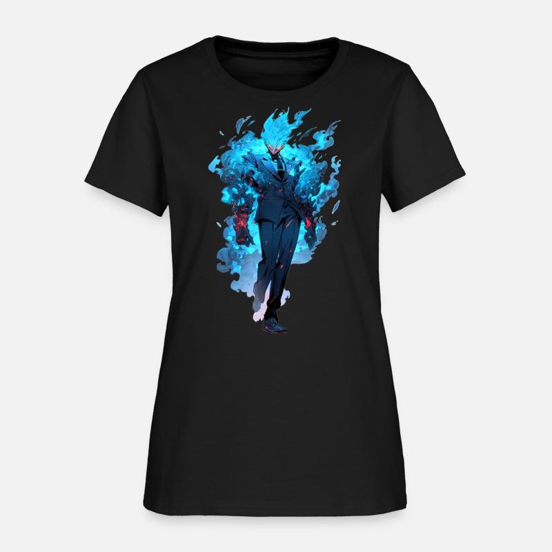 Blue Fire Demon Fantasy Anime Shounen Manga Otaku