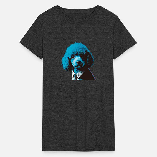 Blue poodle