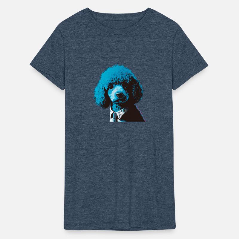Blue poodle