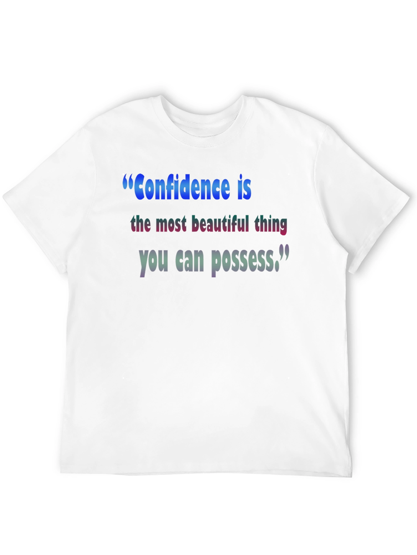 Inspirational Confidence T-Shirt - Black