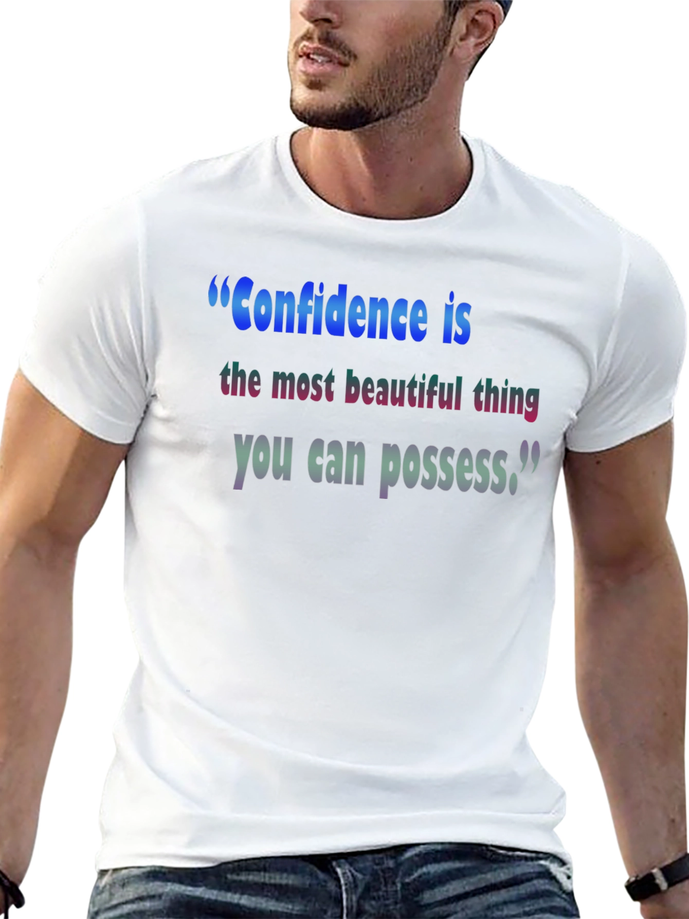 Inspirational Confidence T-Shirt - Black