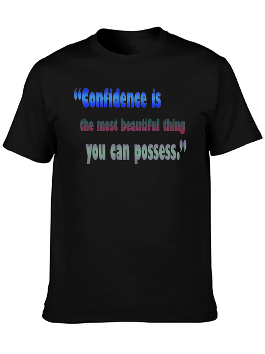 Inspirational Confidence T-Shirt - Black