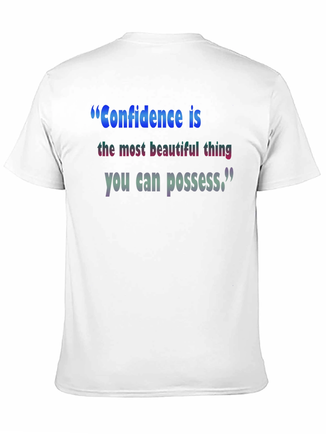 Inspirational Confidence T-Shirt - Black