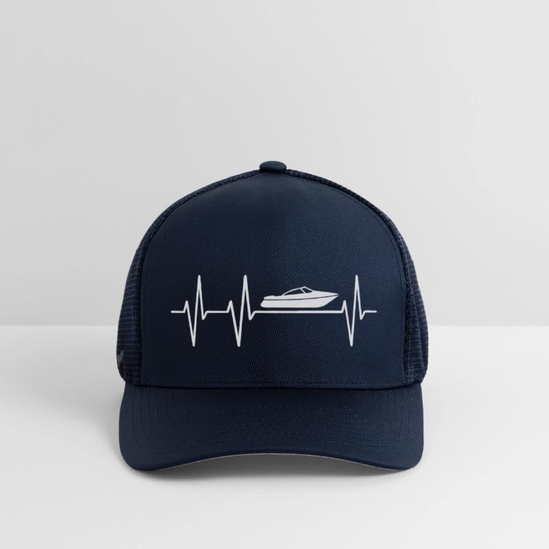 Boat Heartbeat Boating or Sailing with Ship