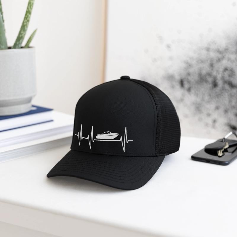 Boat Heartbeat Boating or Sailing with Ship