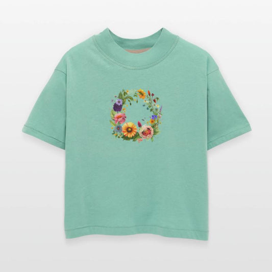 Botanical Wreath Sunset Garden Tones